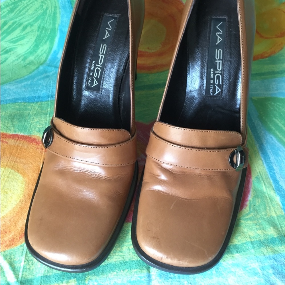 VIA SPIGA Brown High Heel Shoes size 6 US